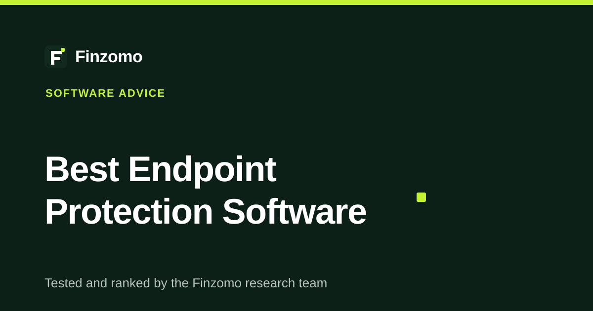 Finzomo ranking of the endpoint protection software