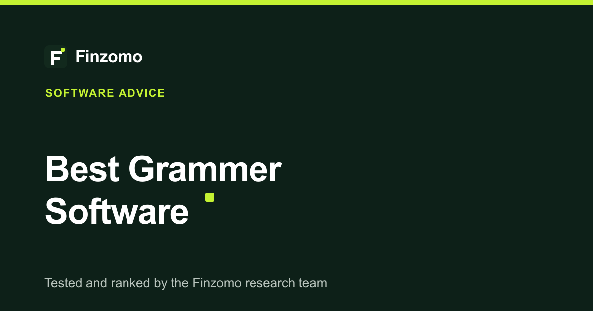 Finzomo ranking of the grammer software