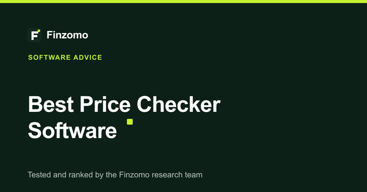 Finzomo ranking of the price checker software