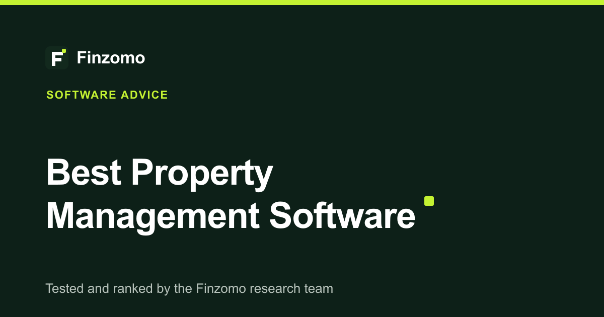 Finzomo ranking of the property management software
