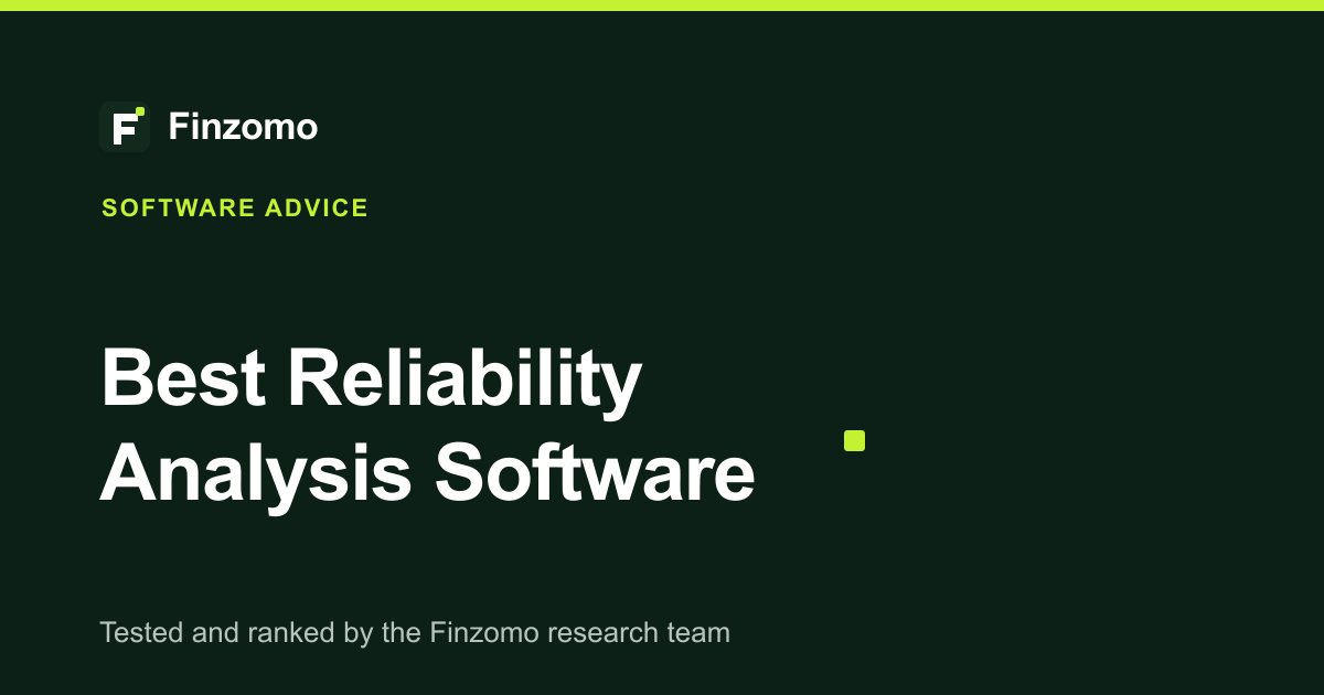 Finzomo ranking of the reliability analysis software