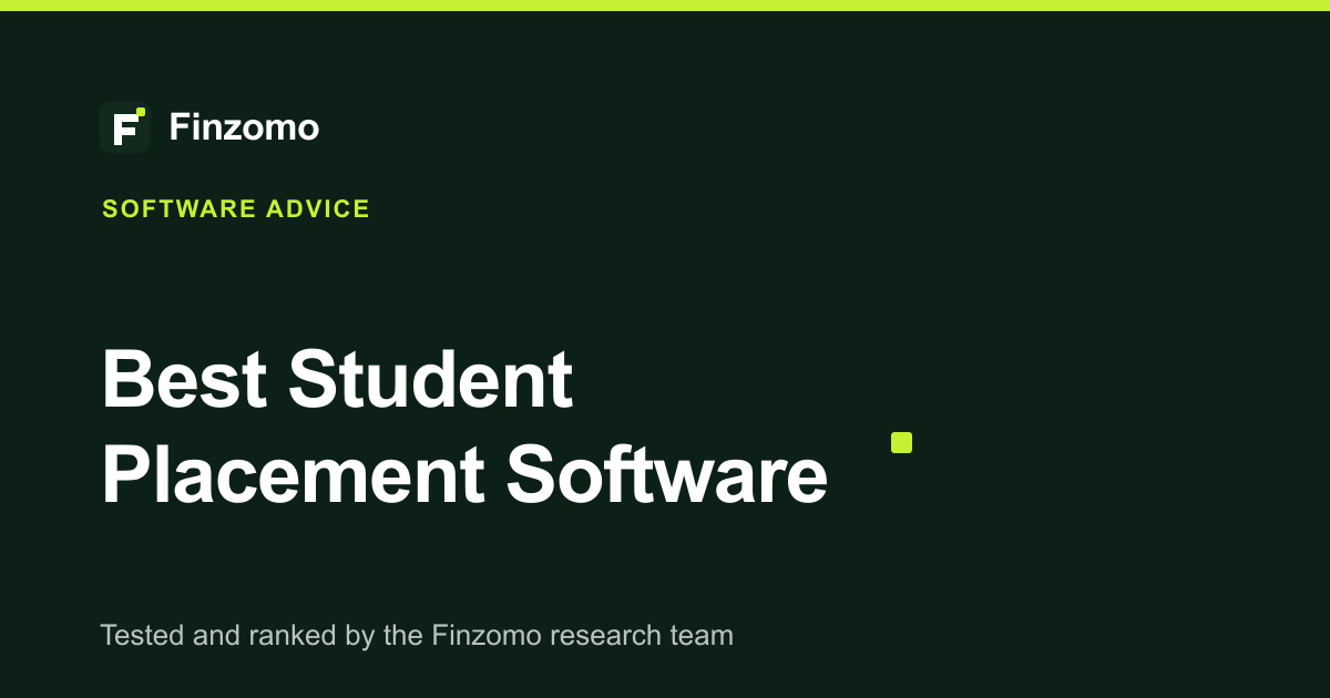 Finzomo ranking of the student placement software