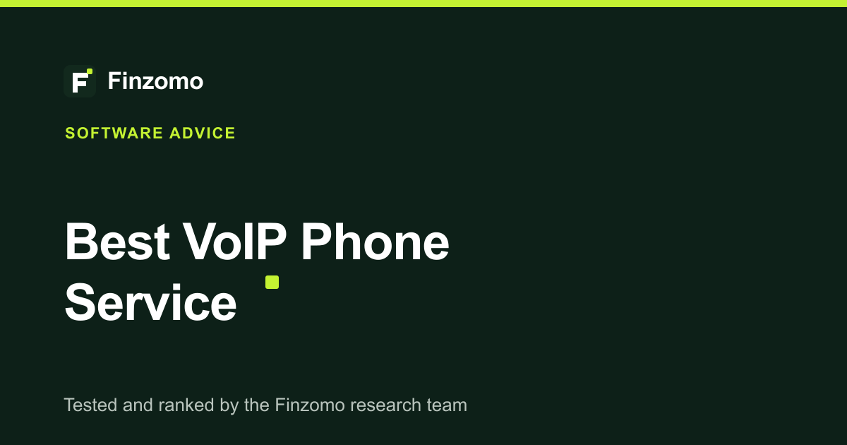 Finzomo ranking of the voip phone service